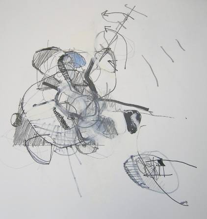 Abstract Drawings Cristian Valenzuela Montiglio #018