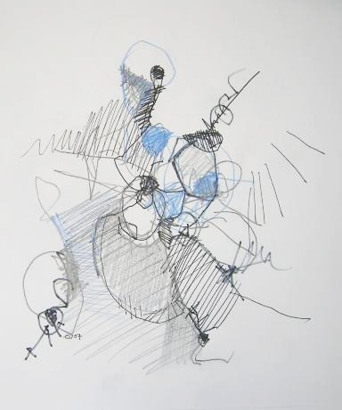 Abstract Drawings Cristian Valenzuela Montiglio #021