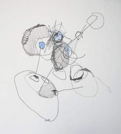 Abstract Drawings Cristian Valenzuela Montiglio #022
