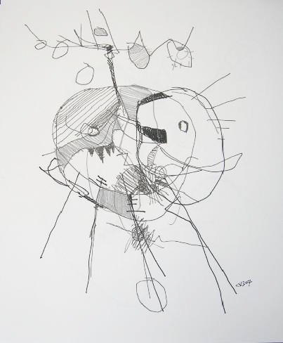 Abstract Drawings Cristian Valenzuela Montiglio #023