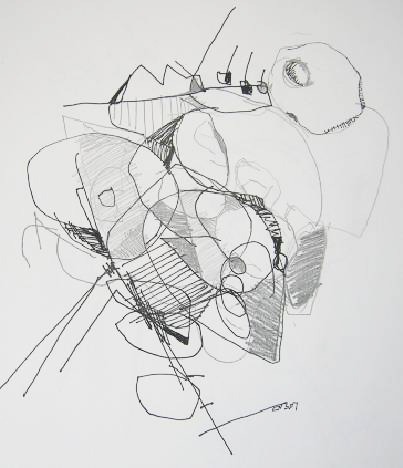 Abstract Drawings Cristian Valenzuela Montiglio #024